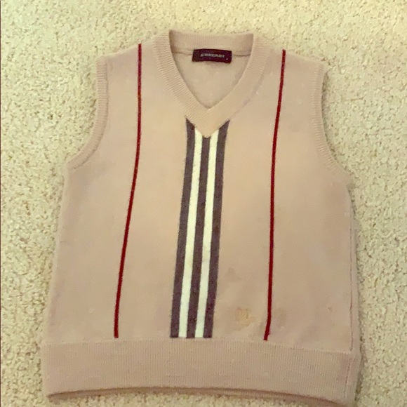 burberry sweater vest